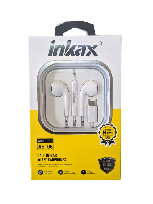 Écouteurs filaires Inkax Type C