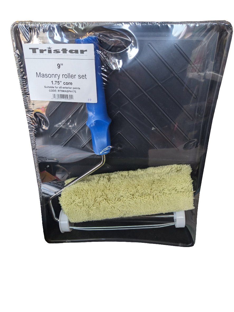 TriStar 9" Masonry Roller Set 1.75" Refills