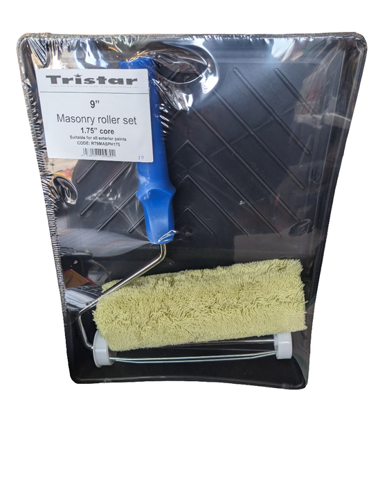 TriStar 9" Masonry Roller Set 1.75" Refills