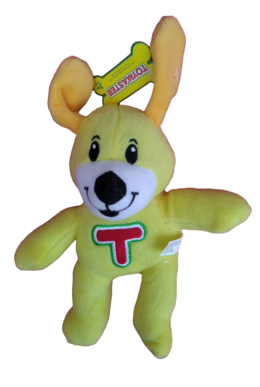 Toymaster Toby DOG 8” yellow with logo Soft Plush Toy