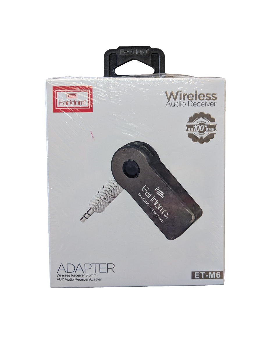Earldom ET-M6 Wireless Audio Receiver- Bluetooth AUX Adapter
