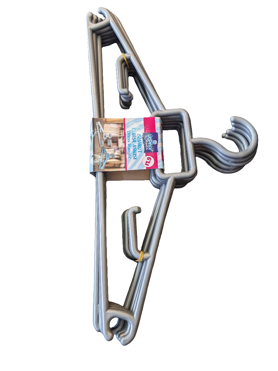 6 Pcs Plastic Hangers