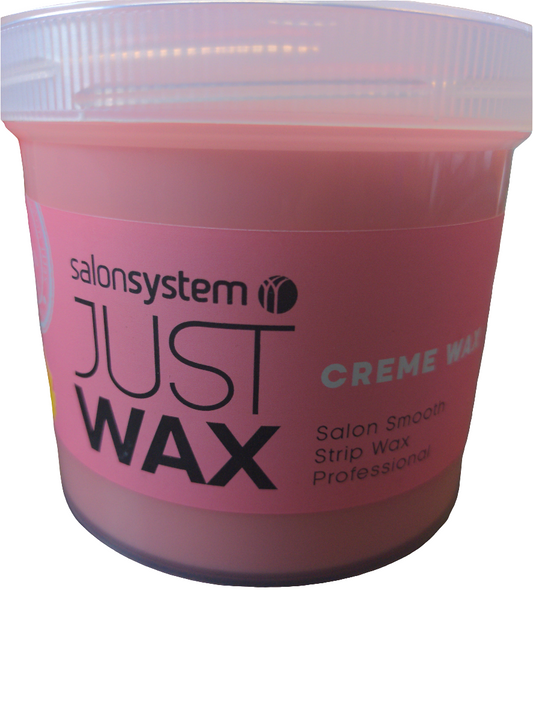 Cire crème rose Just Wax de Saloon System