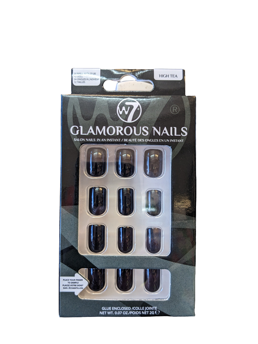 W7 Ongles glamour 24 pièces avec colle