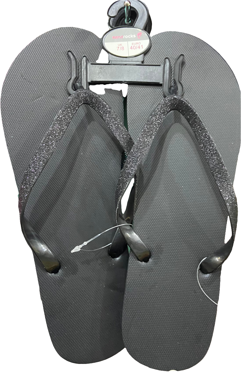 LADIES 7/8  PLAIN FLIP FLOPS  40/41(EURO) Assorted colors