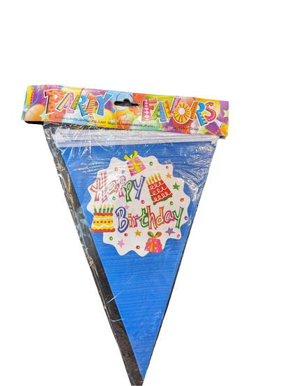 Happy Birthday Banner Assorted Designs