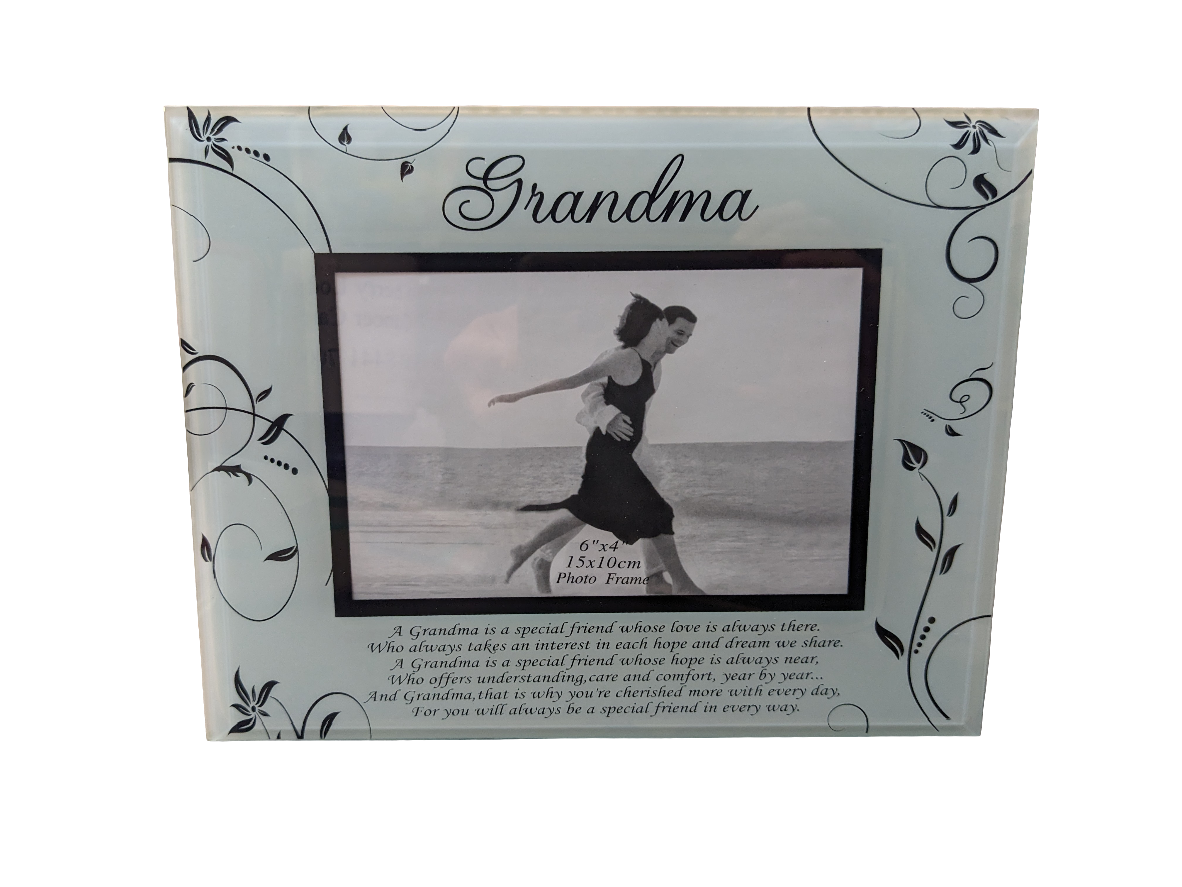 Grandma Glass Frame 6" x 4" 15 x 10cm