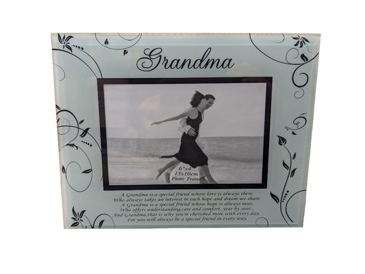 Cadre photo grand-mère en verre 15 x 10 cm (6" x 4")