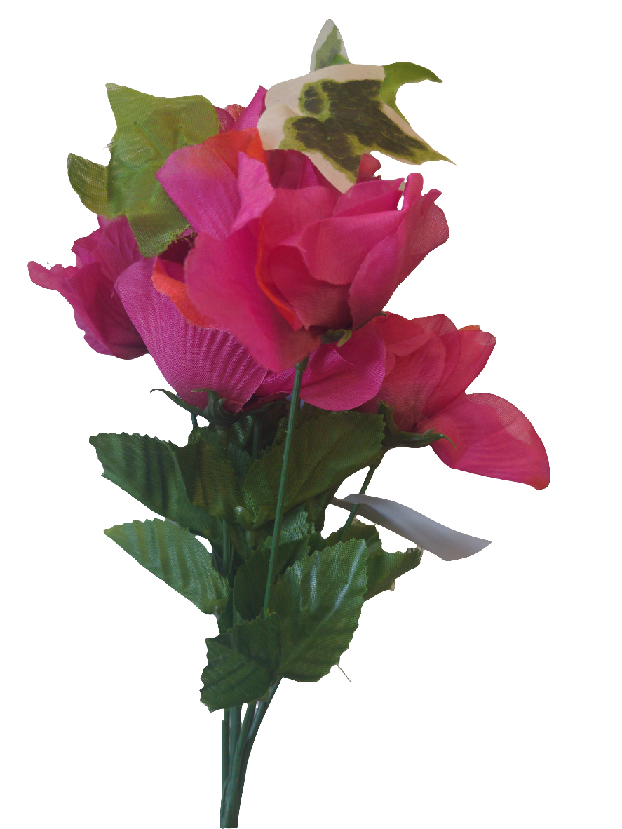 ROSE/LIERRE Artificiel Fleurs