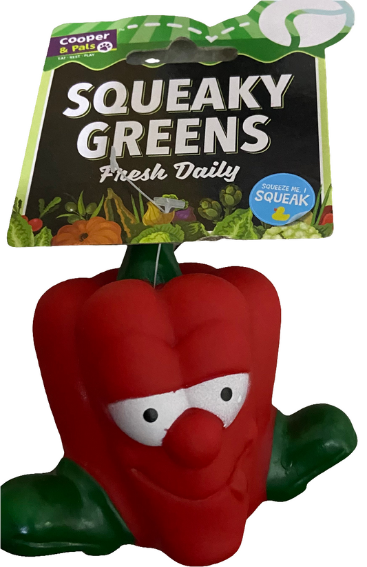 COOPER & PALS JOUET POUR CHIEN SQUEAKY GREENS FRAIS DU JOUR