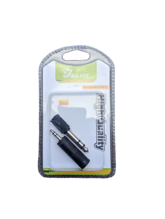 Adaptateur jack 6,35 mm vers 3,5 mm et 3,5 mm vers 6,35 mm