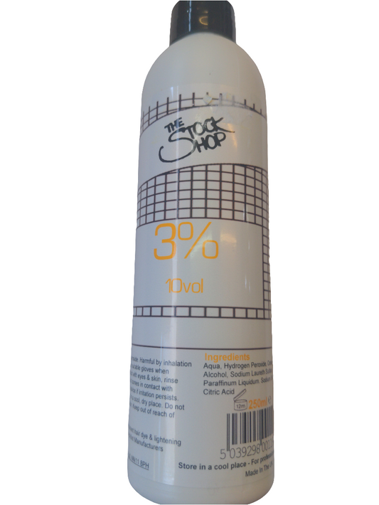 3% 10vol Cream Hydrogen peroxide 250ml