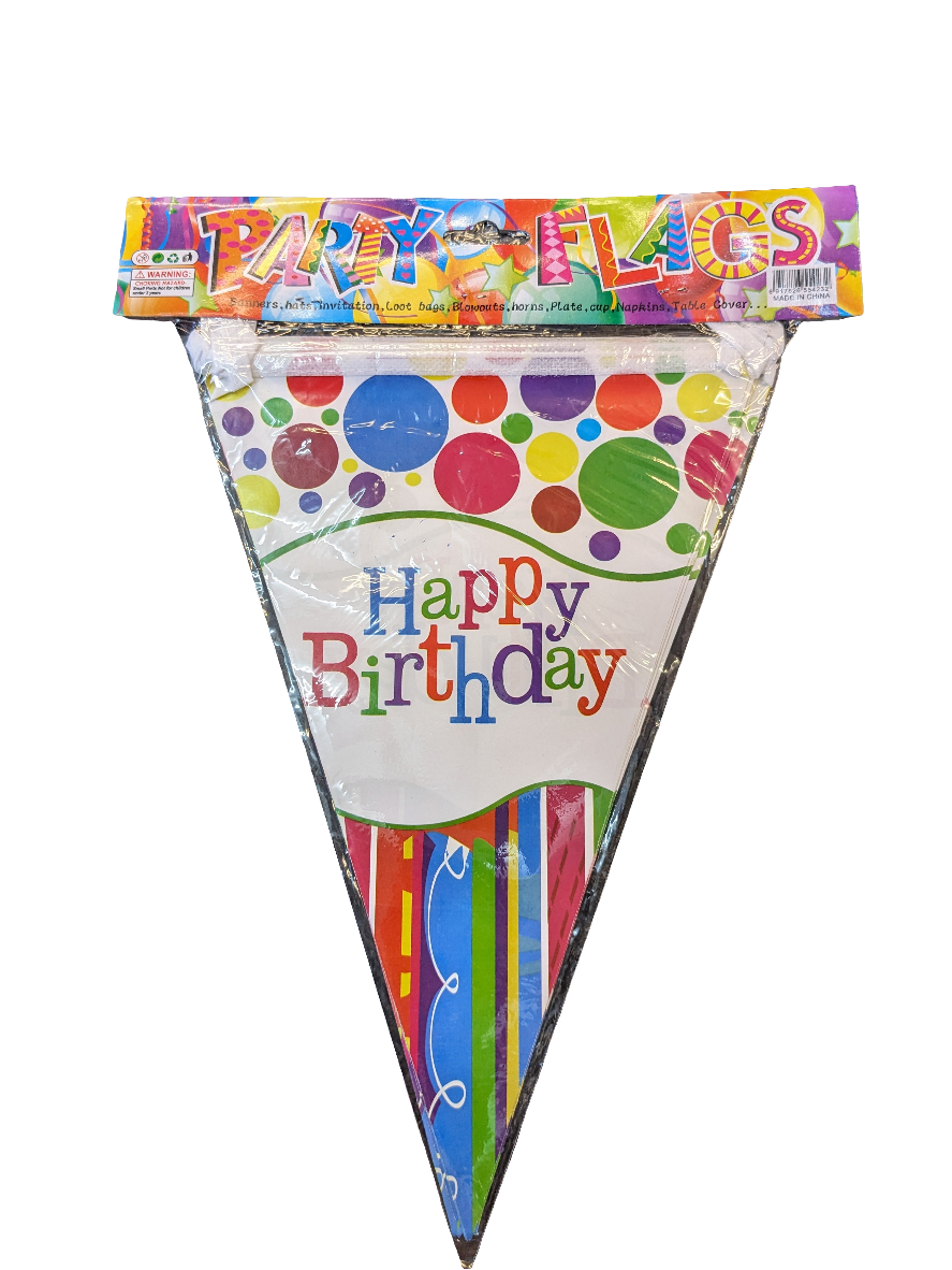 Happy Birthday Banner Assorted Designs