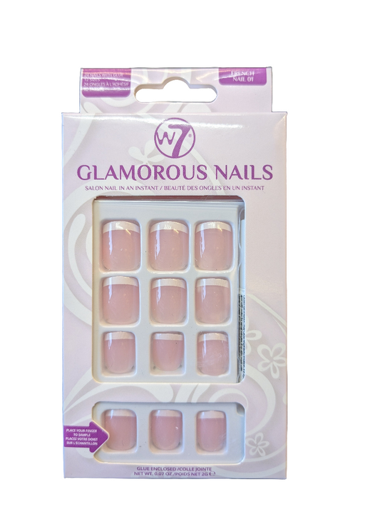 W7 Ongles glamour 24 pièces avec colle