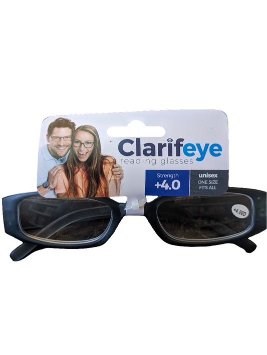 Lunettes de lecture unisexe Clarifeye +4.0