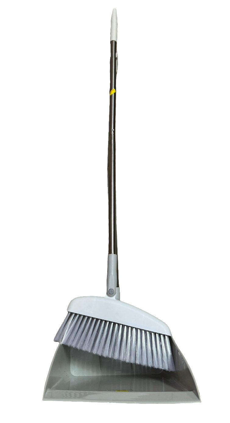 Casa Cleaning Folding Long Handle Dustpan & Brush Combo
