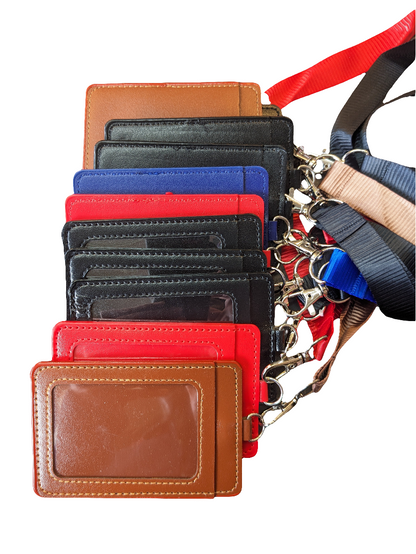 Vertical ID Card Holder Assorted colors