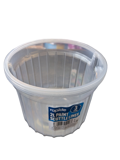 Rapide 3Pack 2ltr Paint Scuttle Liner