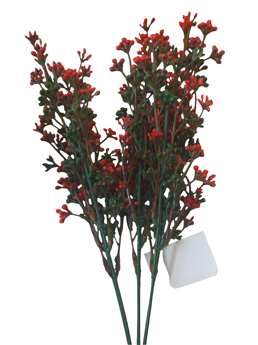 MILAN BUD BUSH 4 COLS ASS Artificial Flowers