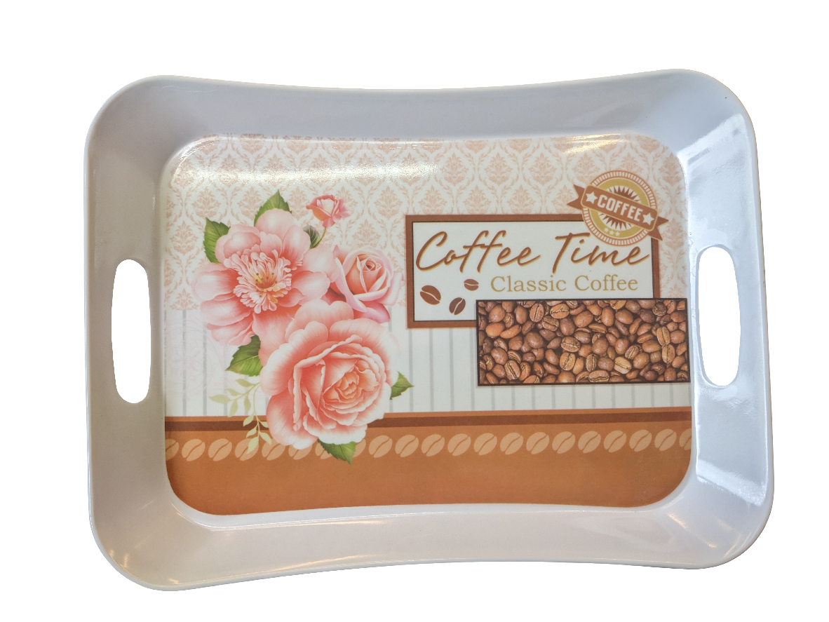 Plateau de service en plastique 32,5 x 23 cm