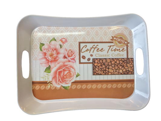 Plateau de service en plastique 32,5 x 23 cm