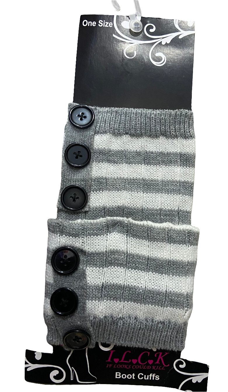 Women's Wool & Acrylic Knitted Leg Warmers - Flexible, Soft Ankle Warmers for Women & Girls
