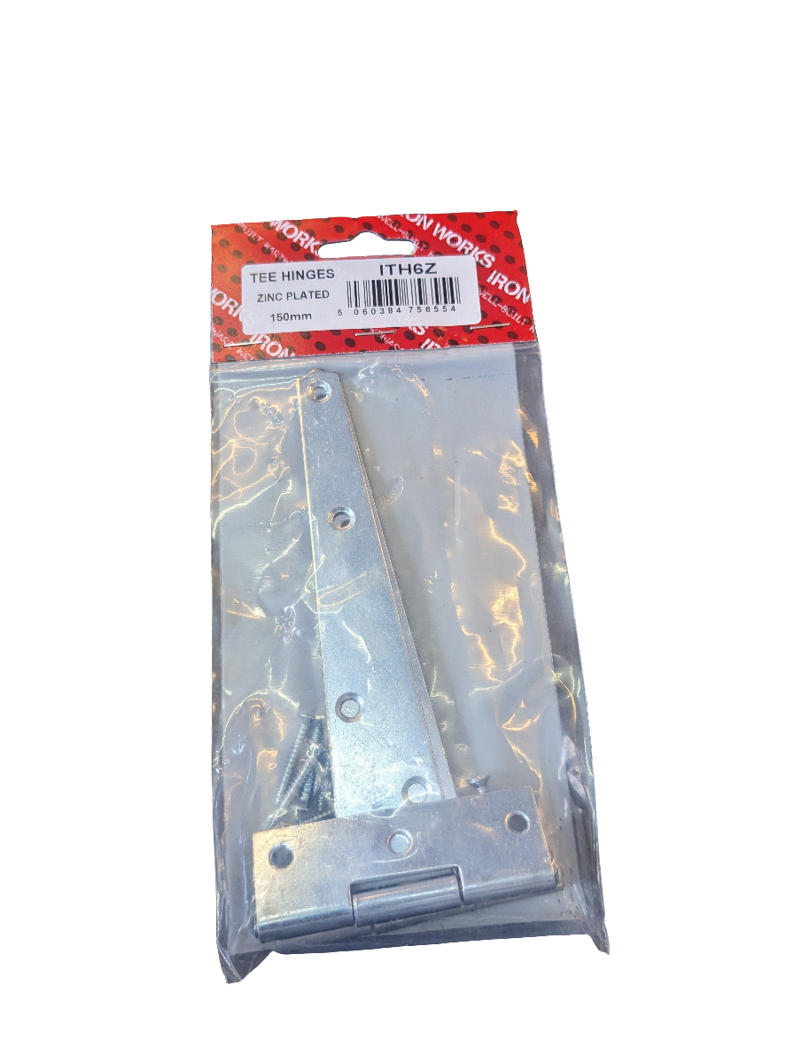 ITH6Z - 6'' Tee Hinges Zinc (Pair)