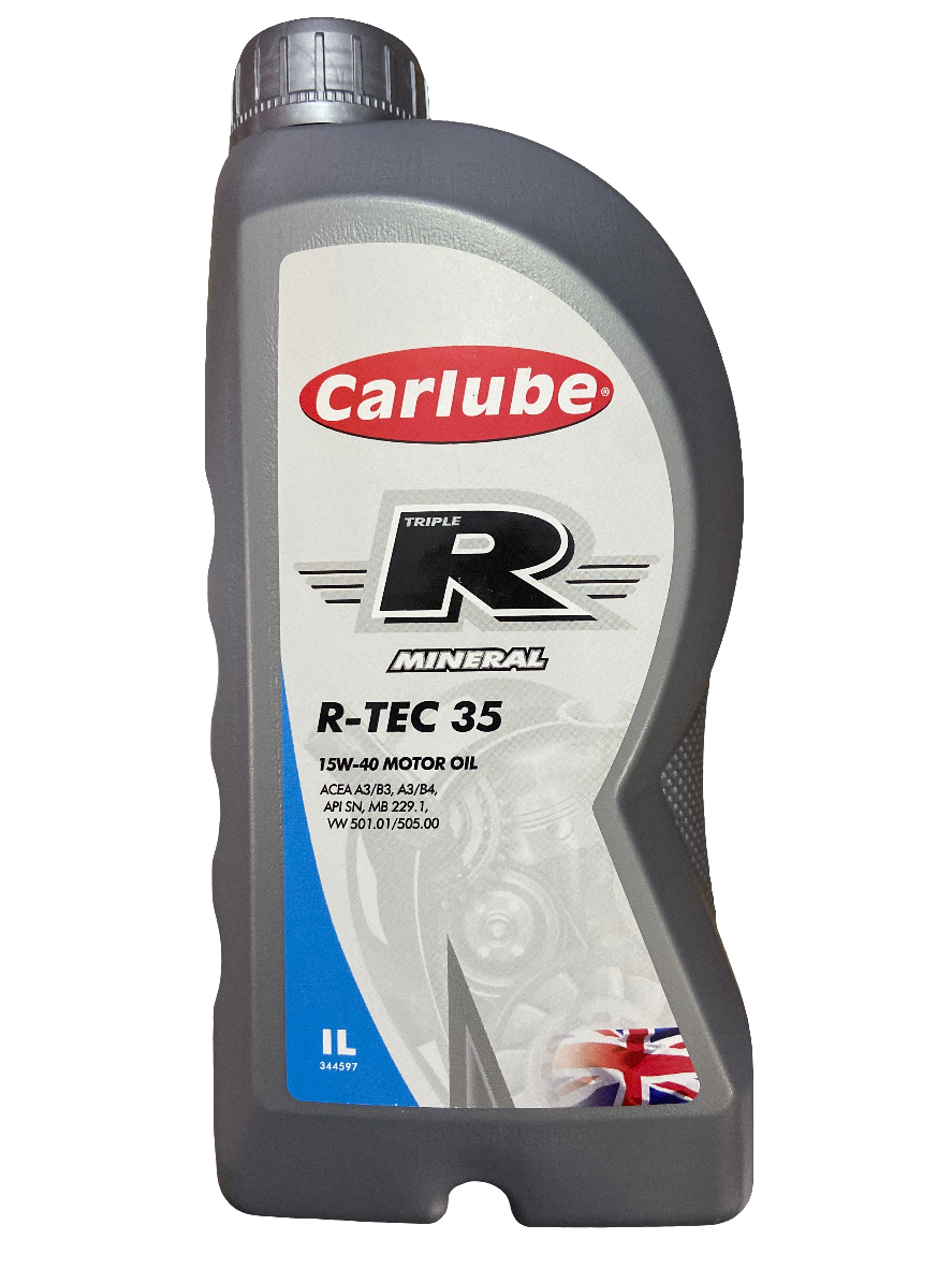 Huile moteur minérale Carlube Triple R KCD001 15W40 1L