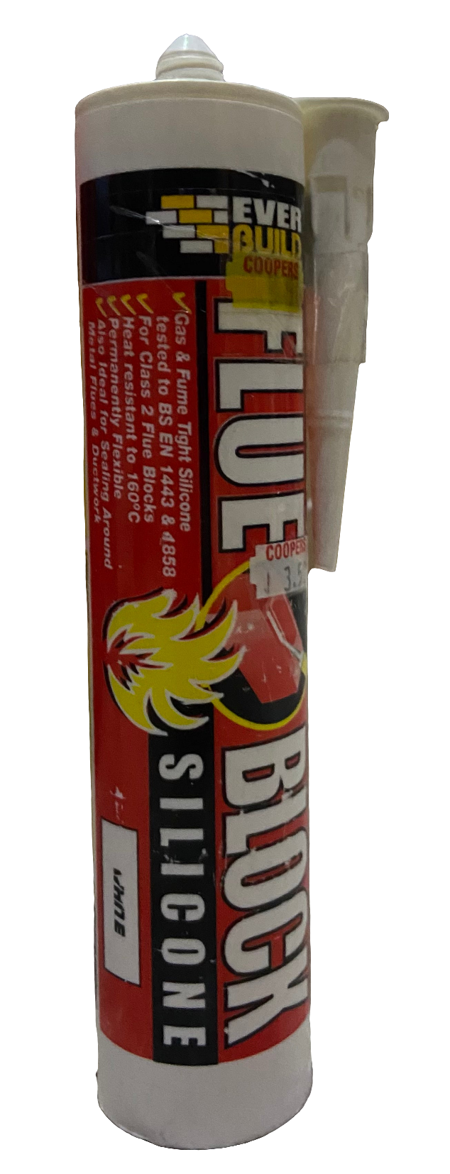 EVER BUILD SILICONE BLOC DE FUMÉE BLANC