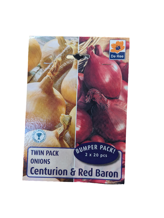 De Ree Lot de 2 oignons Centurian et Red Baron 2 x 20 pièces