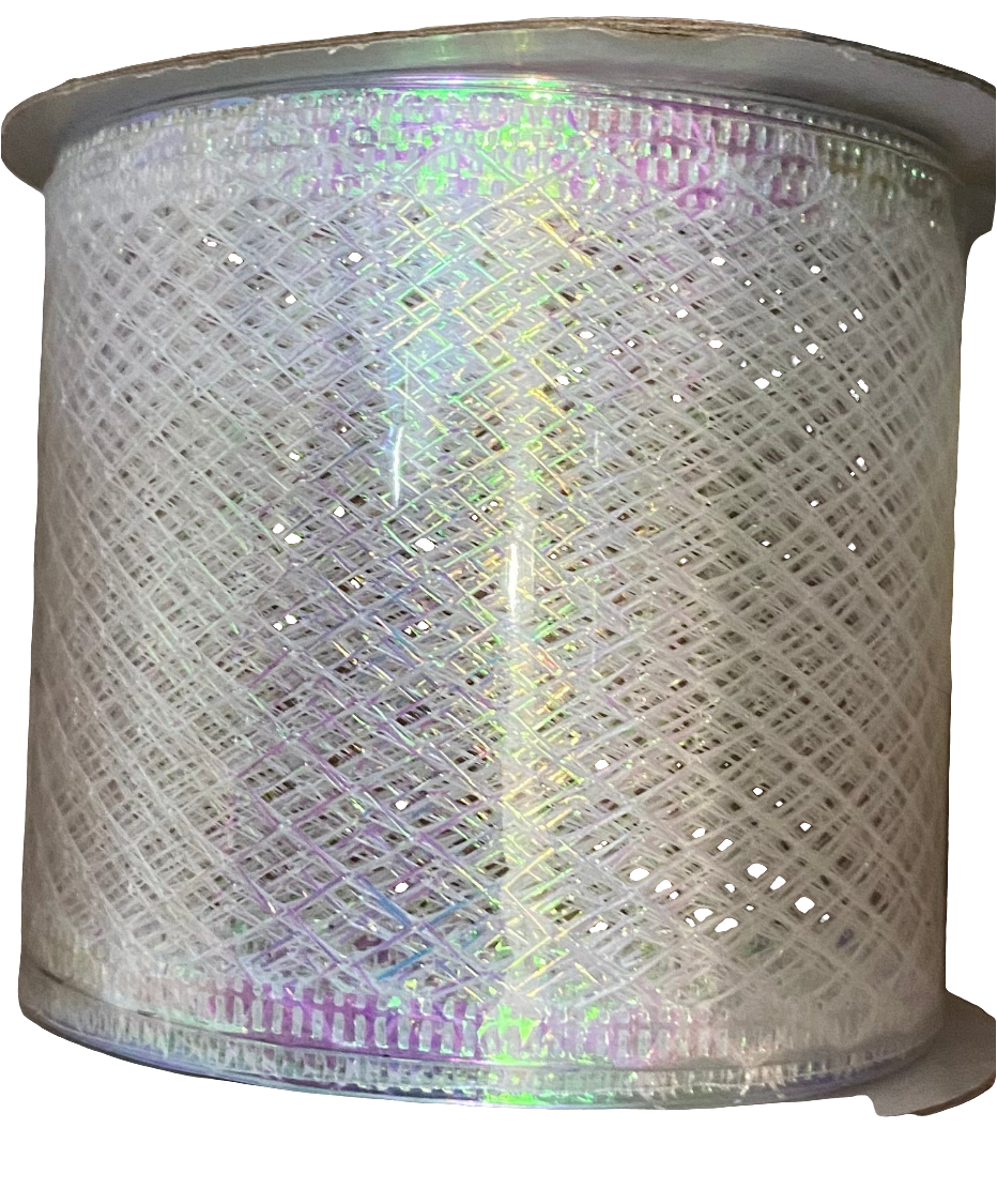 CHRISTMAS 2.7m WIRED RIBBON