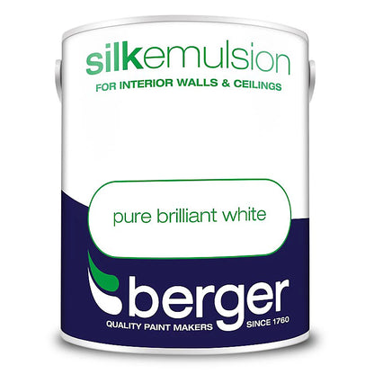 Peinture émulsion soyeuse Berger 5L Blanc
