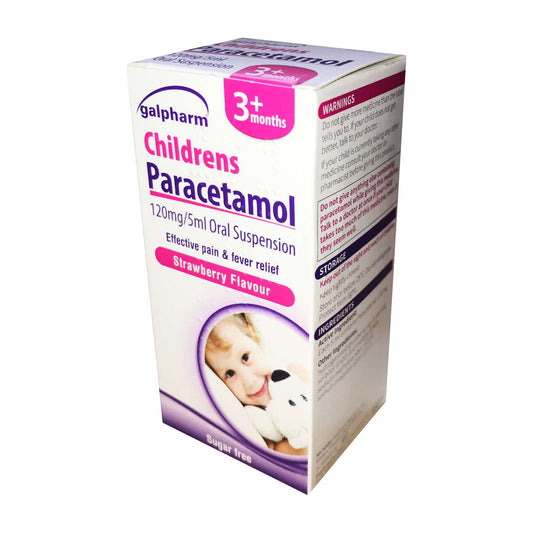 Galpharm Enfant Paracétamol Suspension 100ml Fraise S0016H9