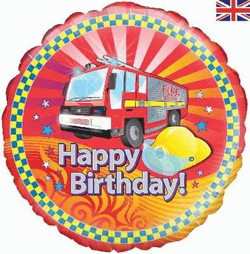 Oaktree 18inch Fire Engine Birthday