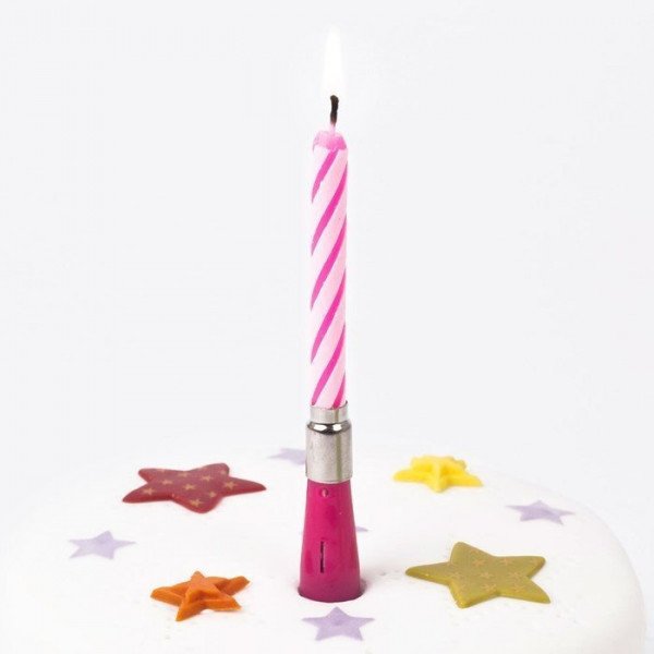 Musical birthday candle Blue Or Pink