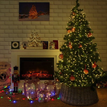 Guirlande lumineuse de Noël 288 LED blanc chaud à effets