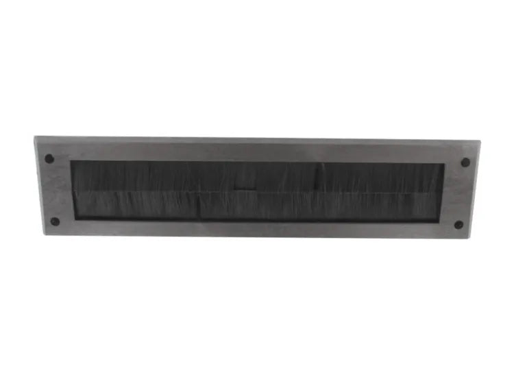 Securit S3251 Brush Letter Box Cover Brown Size 13.25 x 3inch
