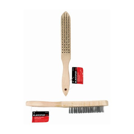 BLACKSPUR - BROSSE MÉTALLIQUE EN BOIS À 4 RANGÉES Qté 1