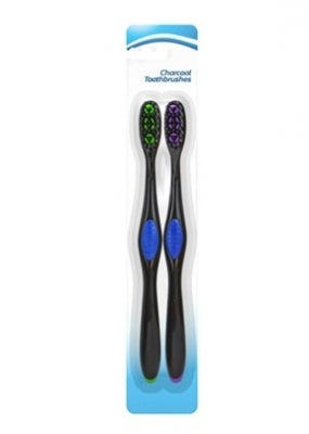 Brosses à dents au charbon (x2)
