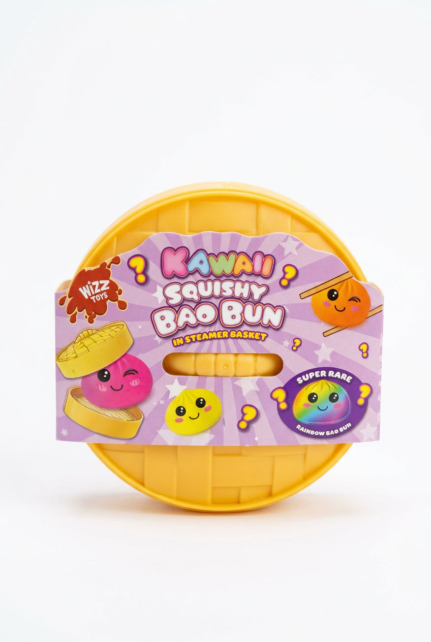 8.5cm NEON SQUISHY BAO DUMPLING IN BASKET