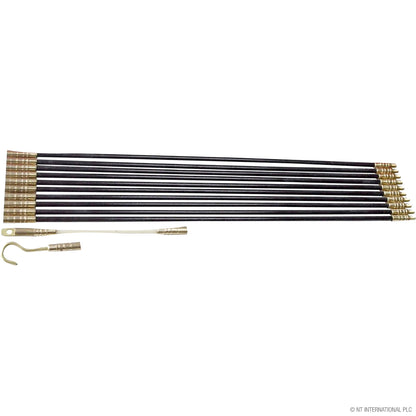 Kit complet 10 pièces 330 mm pour accès aux câbles dans tube pratique - Kit professionnel pour câblage et accès faciles