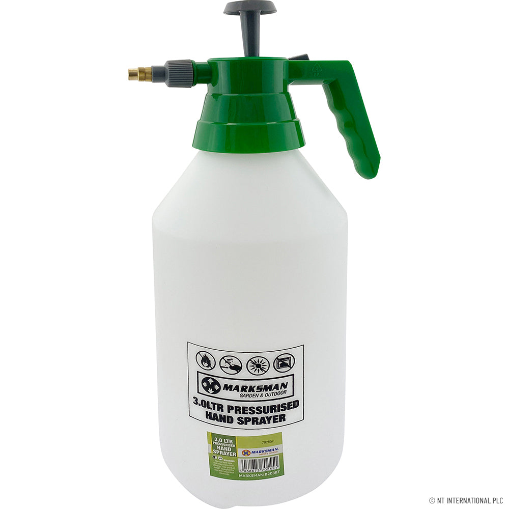 Pulvérisateur à Pression Manuelle 3.0L – Pulvérisateur de Jardin pour Plantes, Mauvaises Herbes et Lutte Antiparasitaire