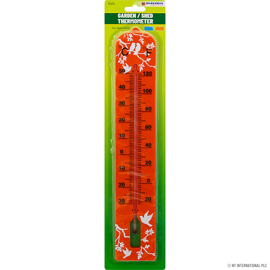 Large Plastic Thermometer Assorted Colors Essential Temperature Measurement Tool for Home and Office