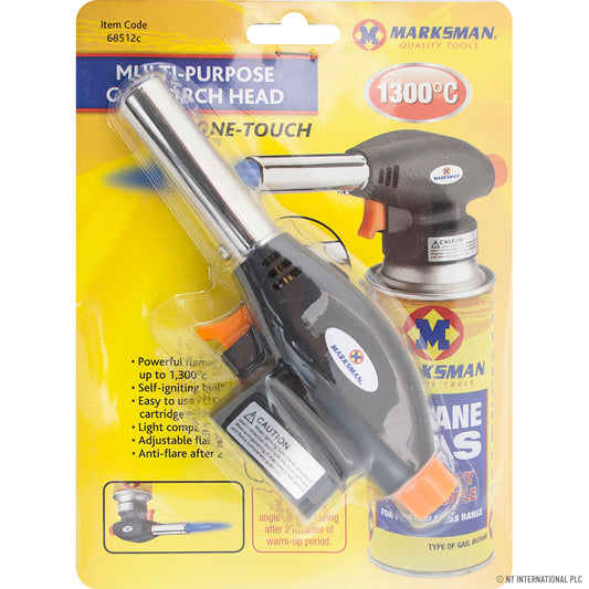 Versatile Butane Torch Head for Precision Crafting