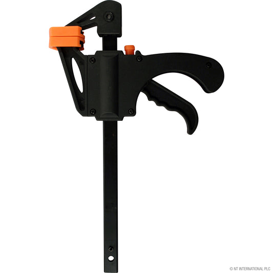 Professional 6" / 15cm Rapid Bar Clamp - Efficient Black Steel Construction