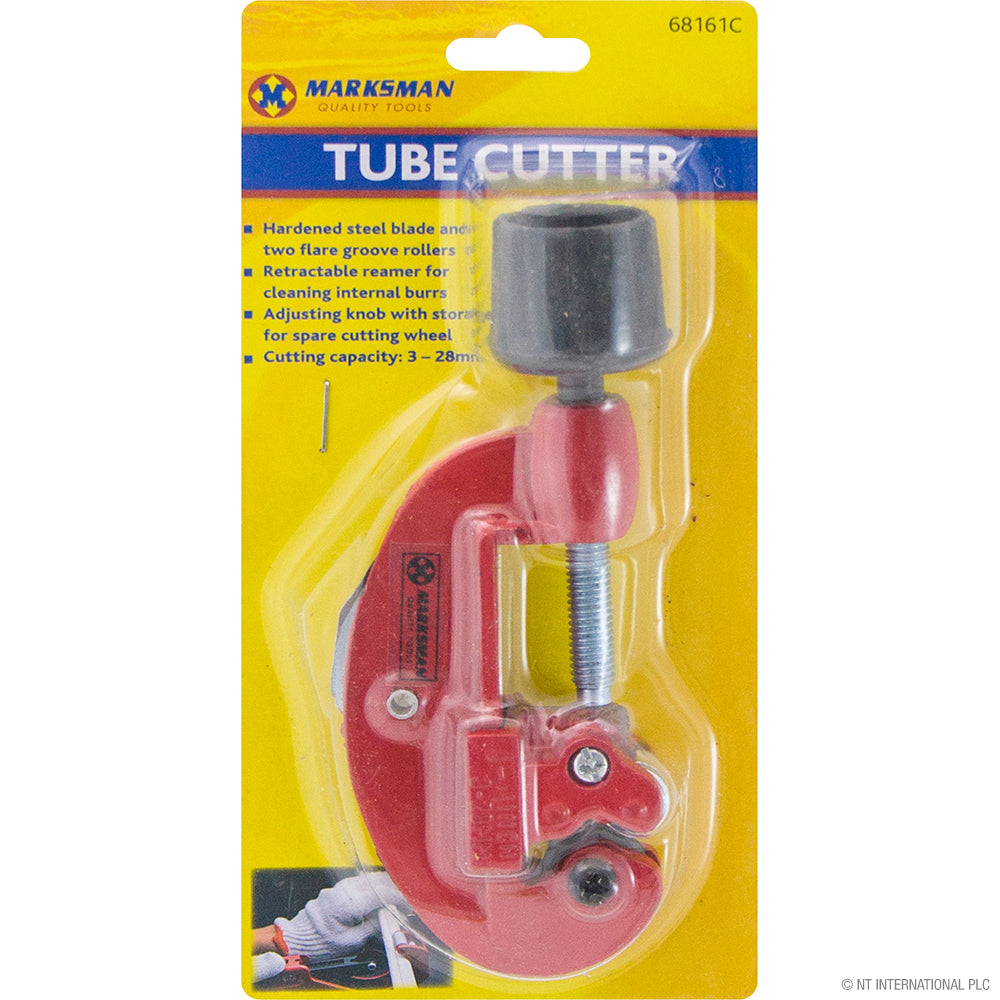Coupe-tube de précision (3-28 cm) - Rouge pour une coupe de tuyau précise