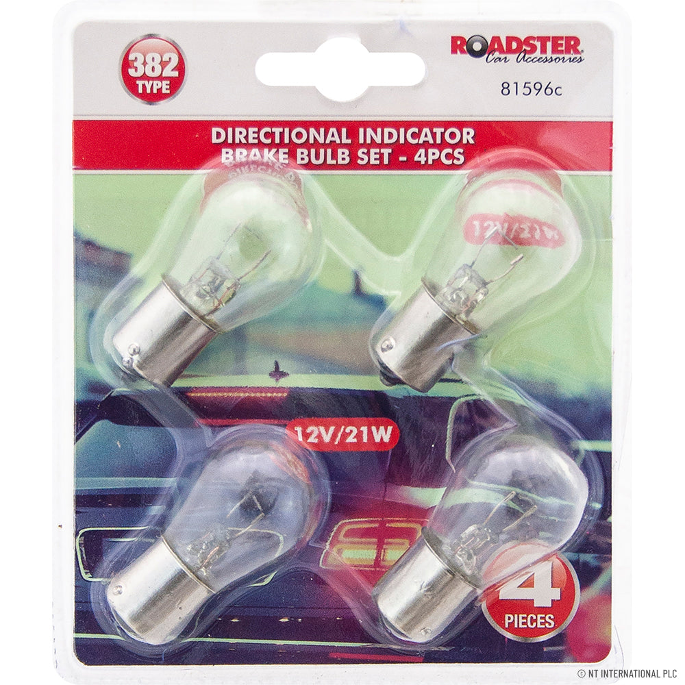 4pc Directional Indicator Brake Bulb Set - Bright LED Lights for Clear Signaling