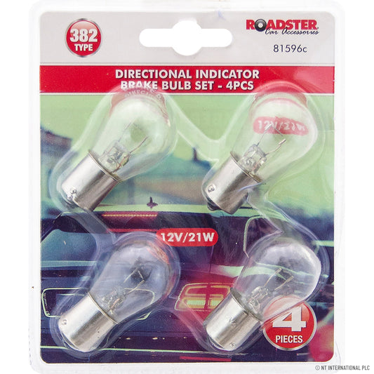 4pc Directional Indicator Brake Bulb Set - Bright LED Lights for Clear Signaling