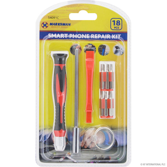 Kit de réparation de téléphone de précision 18 pièces pour les bricoleurs