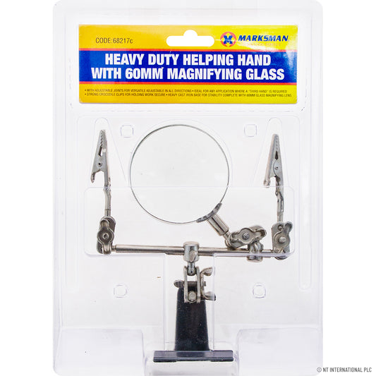 Helping Hand Magnifying Glass - 600mm for Detail-Oriented Tasks